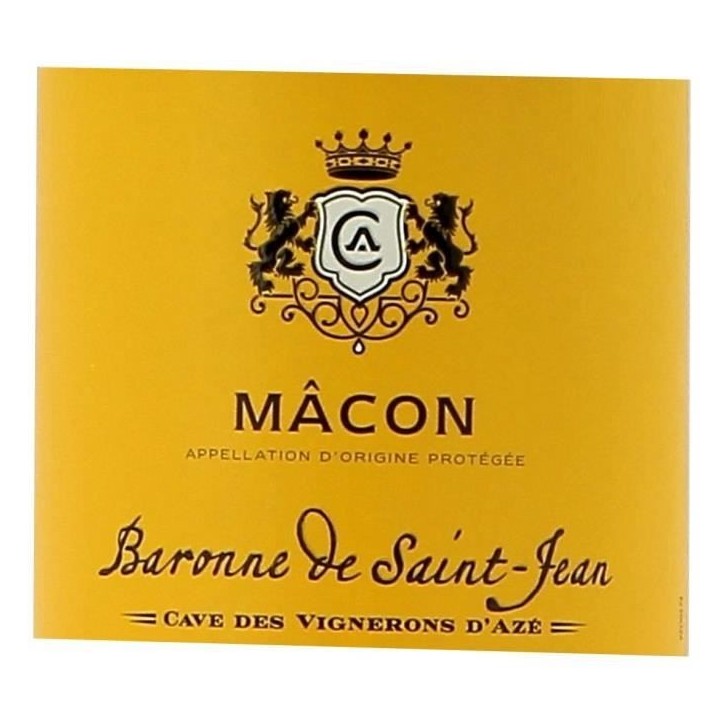 Baronne de Saint-Jean Azé 2024 Mâcon - Vin rouge de Bourgogne