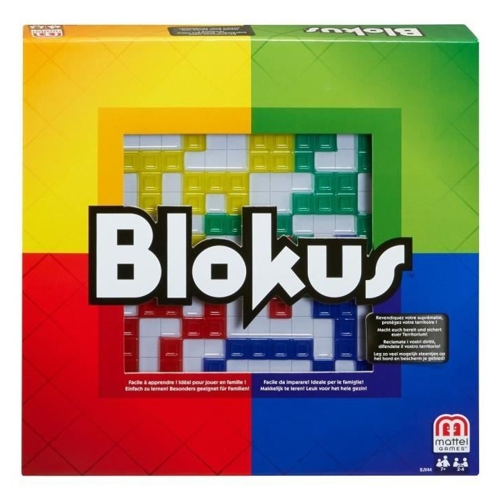 Mattel Games - Blokus - Jeu de Société - 7 ans et + BJV44 Mattel Games - Blokus - Jeu de Société - 7 ans et + BJV44