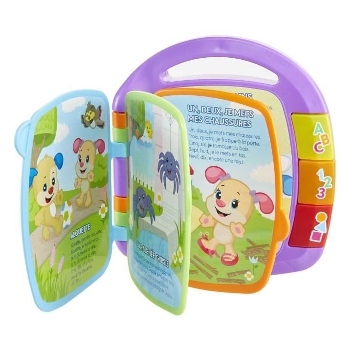 Fisher-Price - Livre Interactif Comptines - Livre bébé - 6 mois et + CDH39 Fisher-Price - Livre Interactif Comptines - Livre bébé - 6 mois et + CDH39