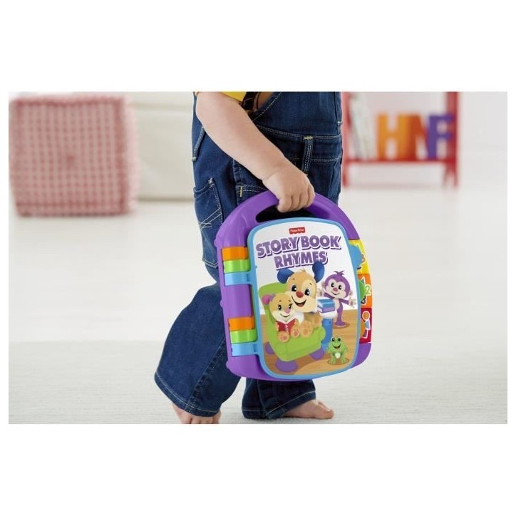 Fisher-Price - Livre Interactif Comptines - Livre bébé - 6 mois et + CDH39 Fisher-Price - Livre Interactif Comptines - Livre bébé - 6 mois et + CDH39