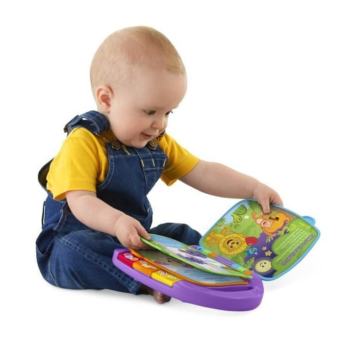 Fisher-Price - Livre Interactif Comptines - Livre bébé - 6 mois et + CDH39 Fisher-Price - Livre Interactif Comptines - Livre bébé - 6 mois et + CDH39