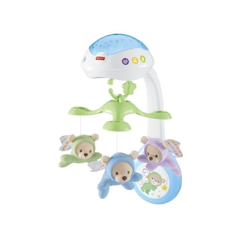 Fisher-Price - Mobile Doux Reves Papillon - Mobile lit bébé - 0 ans Fisher-Price - Mobile Doux Reves Papillon - Mobile lit bébé - 0 ans