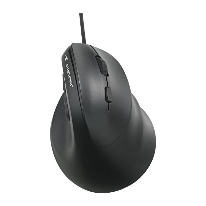 Souris filaire ergonomique verticale - Bluestork - ERGO LUMI FILAIRE - Souris filaire ergonomique verticale - Bluestork - ERGO LUMI FILAIRE -