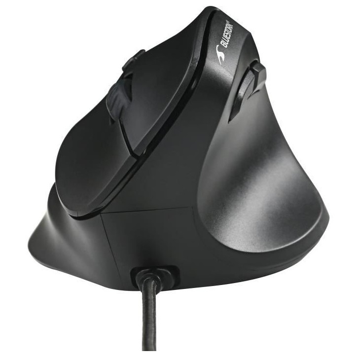 Souris filaire ergonomique verticale - Bluestork - ERGO LUMI FILAIRE - Prévention syndrome souris - Noir Souris filaire ergonomique verticale - Bluestork - ERGO LUMI FILAIRE - Prévention syndrome souris - Noir