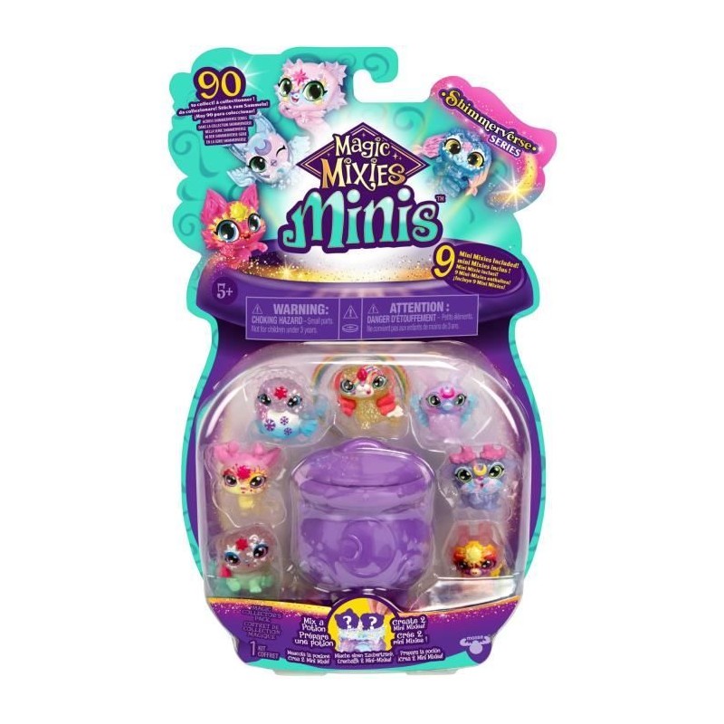 Pack 9 Figurines Minis - MAGIC MIXIES - Mini créatures a collectionne Pack 9 Figurines Minis - MAGIC MIXIES - Mini créatures a collectionne