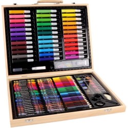 Mallette de dessin - MAIN D'ARTISTE - 150 Pieces - Loisir Créatif - D