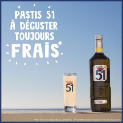Pastis 51 - Apéritif anisé - Pastis de Marseille - 45,0% Vol. - 450c