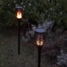 Torche solaire Maity Sun - Effet flamme - LED - H 80 cm - Blanc chaud