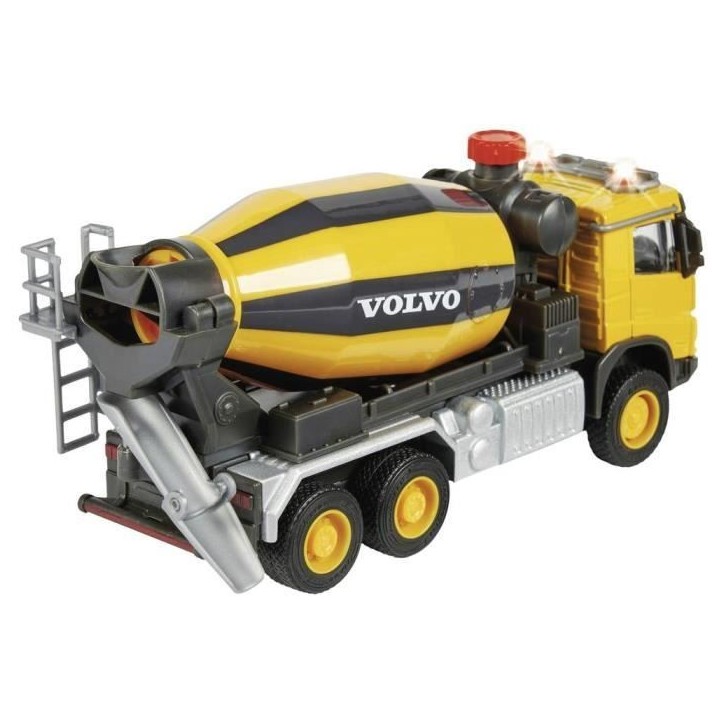 Véhicule de chantier - MAJORETTE - Camion toupie Volvo - 19 cm - Sons et Lumieres - Mixte Véhicule de chantier - MAJORETTE - Camion toupie Volvo - 19 cm - Sons et Lumieres - Mixte