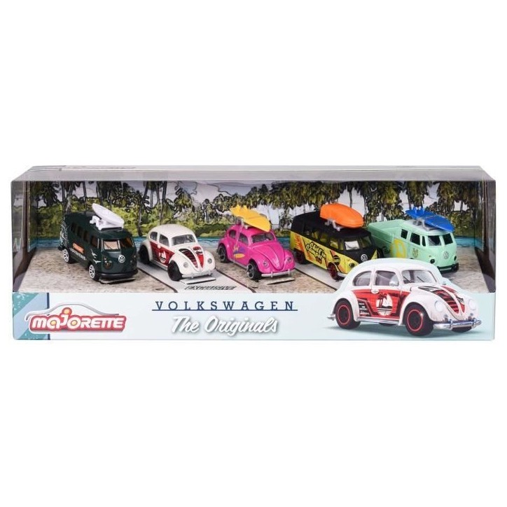 Lot de 5 voitures en métal Volkswagen The Originals Lot de 5 voitures en métal Volkswagen The Originals