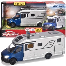 Majorette - Camping Car Mercedes - 19 cm - Portes ouvrantes - Son et l
