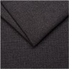 Canapé fixe - 3 places - MALTE - Tissu Anthracite - 187 x 97 x 73 cm