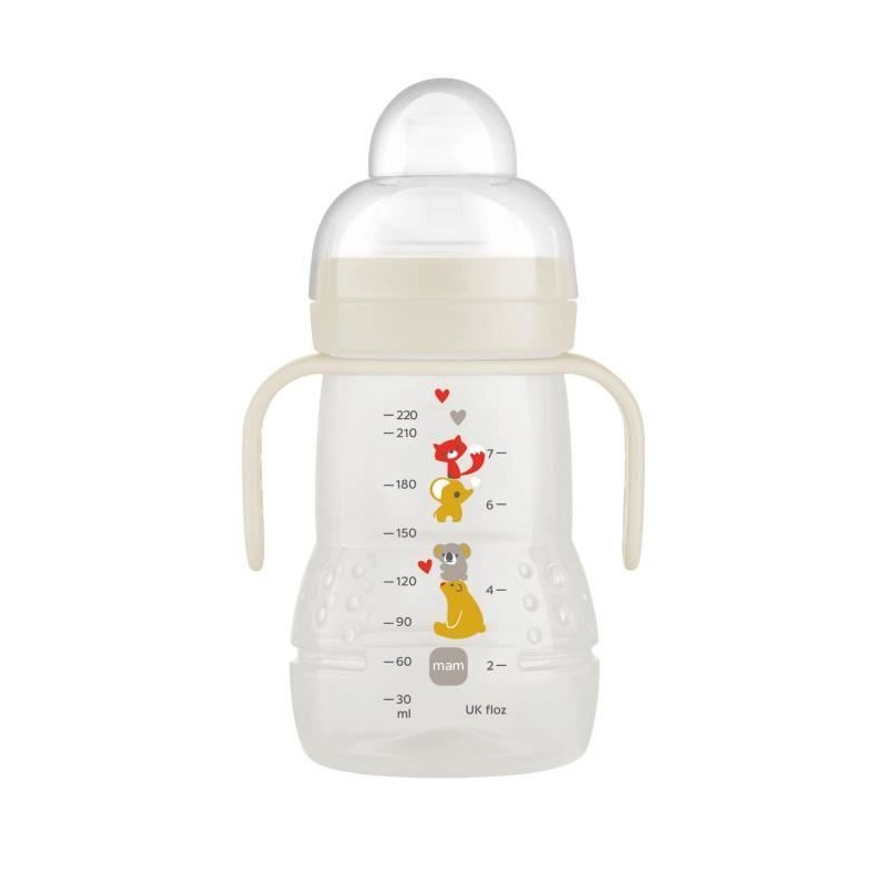 MAM Repas Biberon de Transition +4m Goutte Vert 220ml