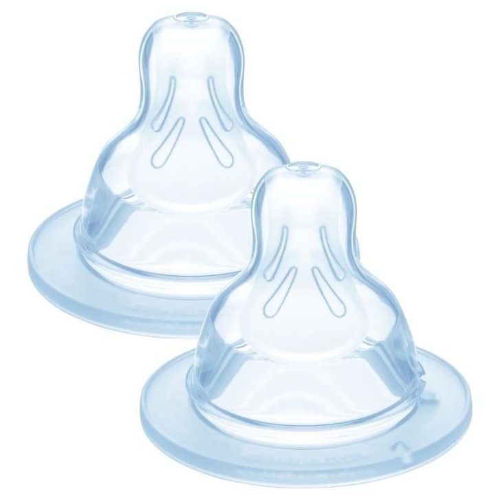 MAM Accessoires pour Biberons Tétine Silicone Nouveau Né Débit 0 Extra Lent 2 unités MAM Accessoires pour Biberons Tétine Silicone Nouveau Né Débit 0 Extra Lent 2 unités