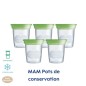 MAM Allaitement Pot de Conservation 120ml Lot de 5