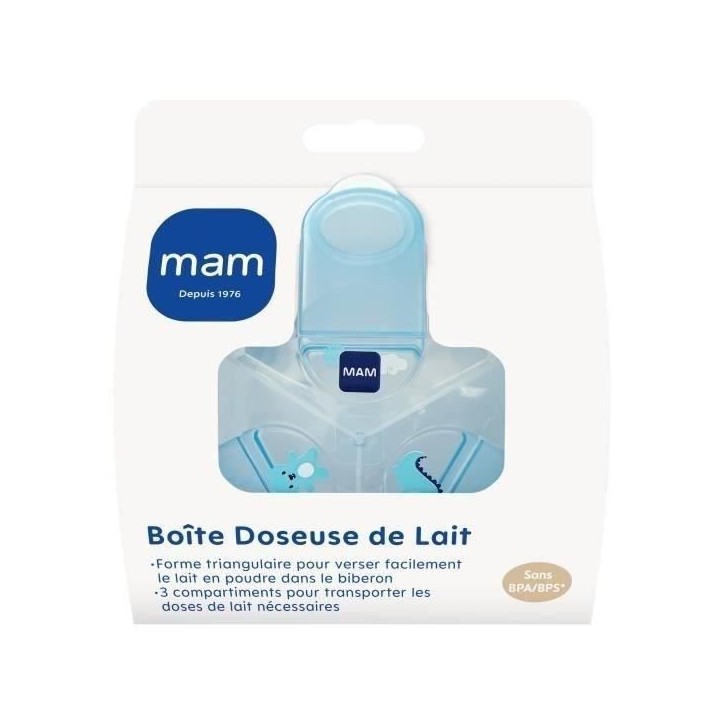 MAM Accessoires pour Biberons Boîte Doseuse de Lait Ivoire MAM Accessoires pour Biberons Boîte Doseuse de Lait Ivoire