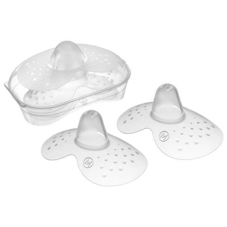 MAM Bout de sein Taille M - Silicone - Bte stérilisation X2 MAM Bout de sein Taille M - Silicone - Bte stérilisation X2