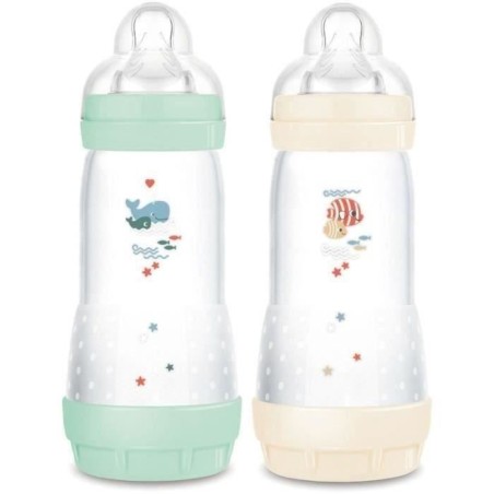 Lot de 2 Biberons - MAM - Easy Start - Anti-colique Classique - 320 ml