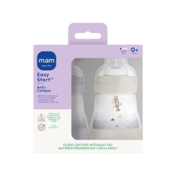 Lot de 2 Biberons - MAM - Easy Start - Anti-colique - 160 ml - Tétin