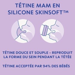 Lot de 2 Biberons - MAM - Easy Start / Anti-Colique - 260 ml - Tétine