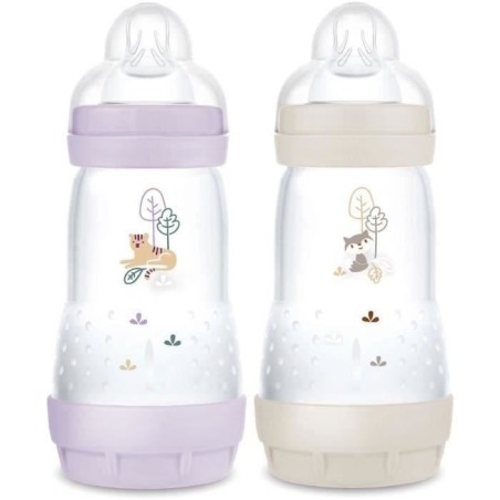 Lot de 2 Biberons - MAM - Easy Start / Anti-Colique - 260 ml - Tétine