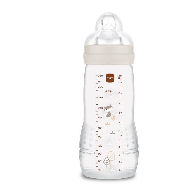 Biberon - MAM BABY - Easy Active - +6 mois - 330 ml - Tétine débit X