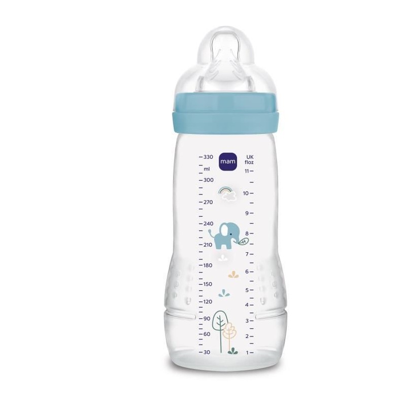 Biberon - MAM BABY - Easy Active - +6 mois - 330 ml - Tétine débit X Biberon - MAM BABY - Easy Active - +6 mois - 330 ml - Tétine débit X