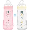 Lot de 2 Biberons - MAM BABY - Easy Active - +6 mois - 330 ml - Tétin