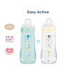 Lot de 2 Biberons - MAM BABY - Easy Active - +6 mois - 330 ml - Tétin