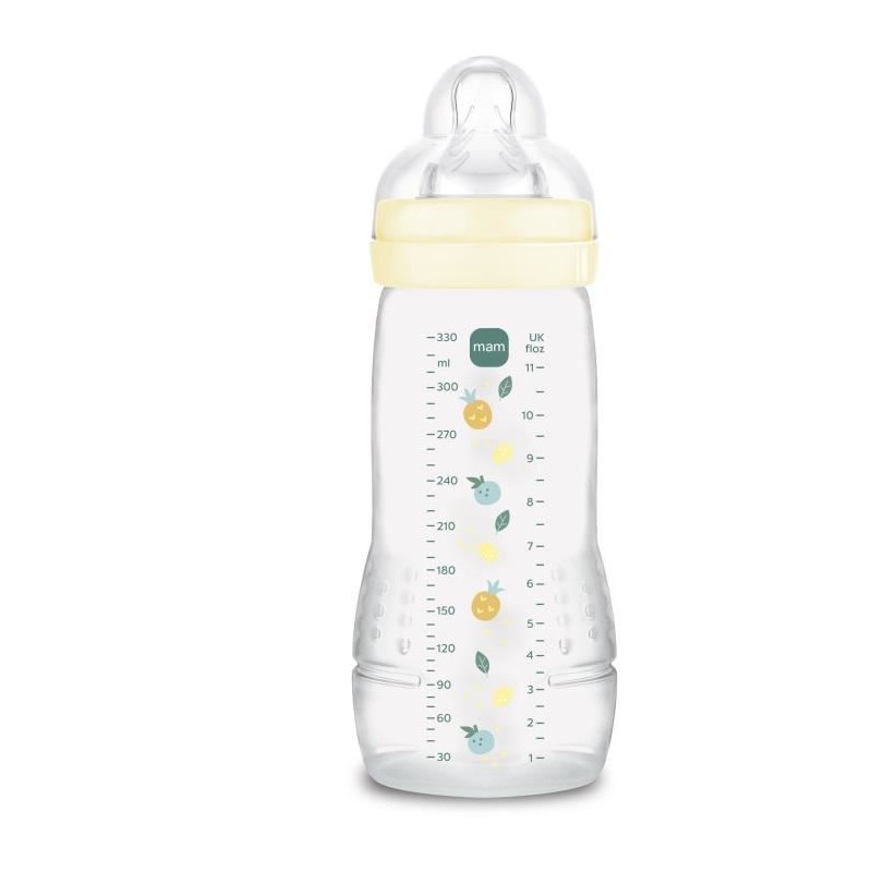 Biberon - MAM BABY - Easy Active - +6 mois - 330 ml - Tétine débit X Biberon - MAM BABY - Easy Active - +6 mois - 330 ml - Tétine débit X