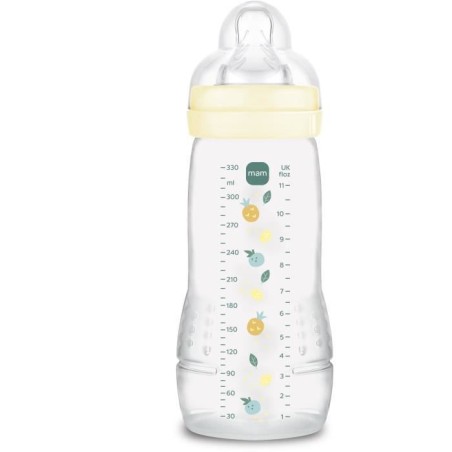 Biberon - MAM BABY - Easy Active - +6 mois - 330 ml - Tétine débit X