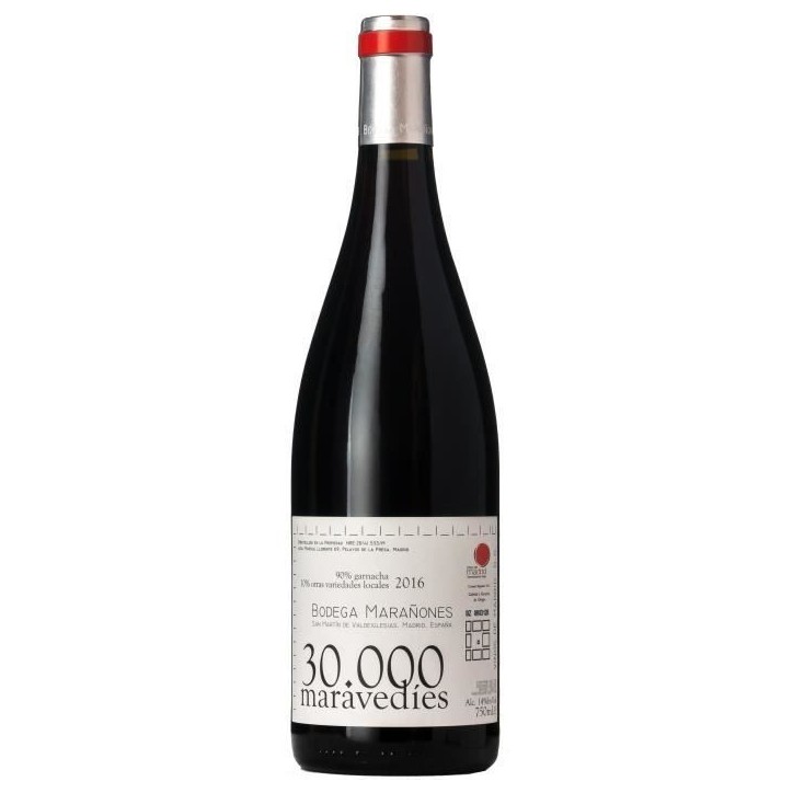 Marañones 30000 Maravedies DO Madrid - Vin rouge Espagne 2017