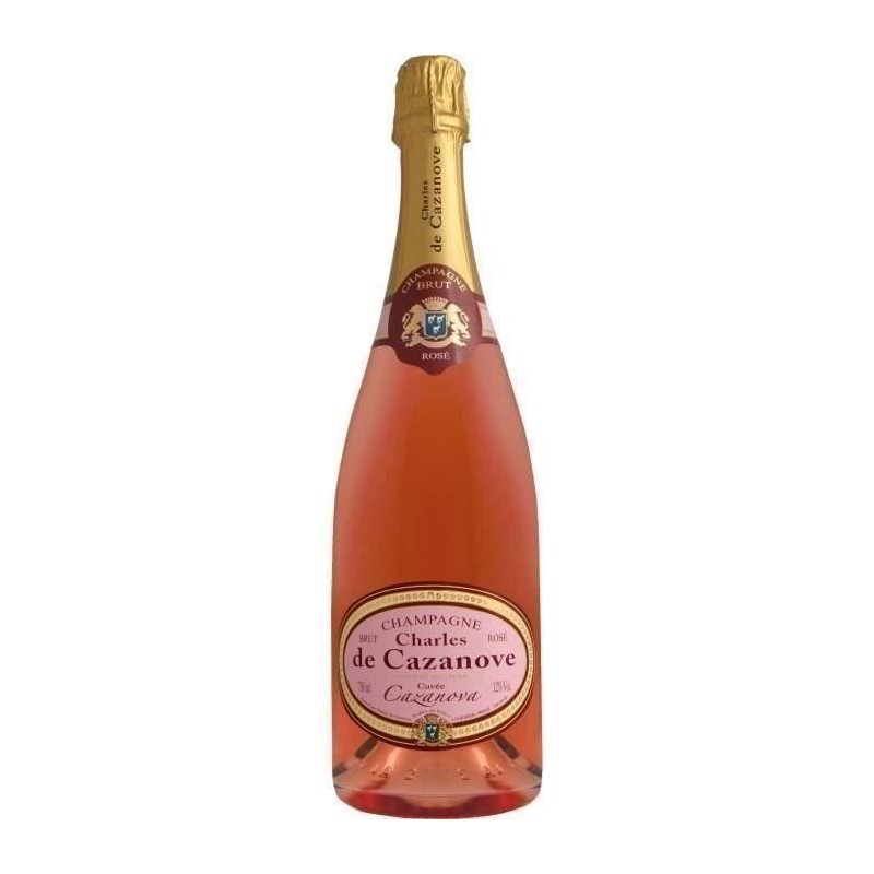 Champagne Charles de Cazanove Cazanova Rosé - 75 cl