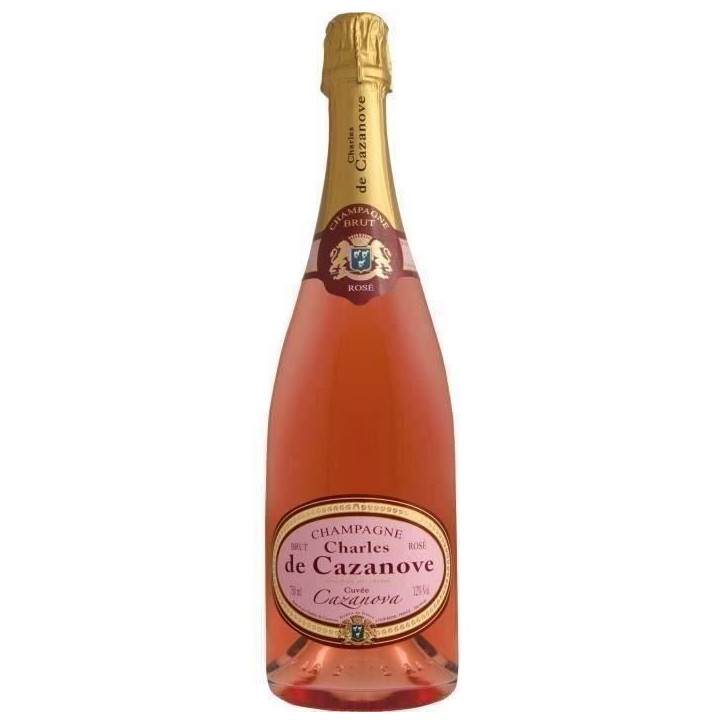 Champagne Charles de Cazanove Cazanova Rosé - 75 cl