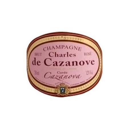 Champagne Charles de Cazanove Cazanova Rosé - 75 cl