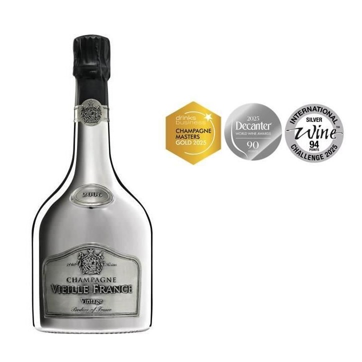 Champagne Vieille France Millésimé 2007 Edition Limitée Silver Brut - 75 cl
