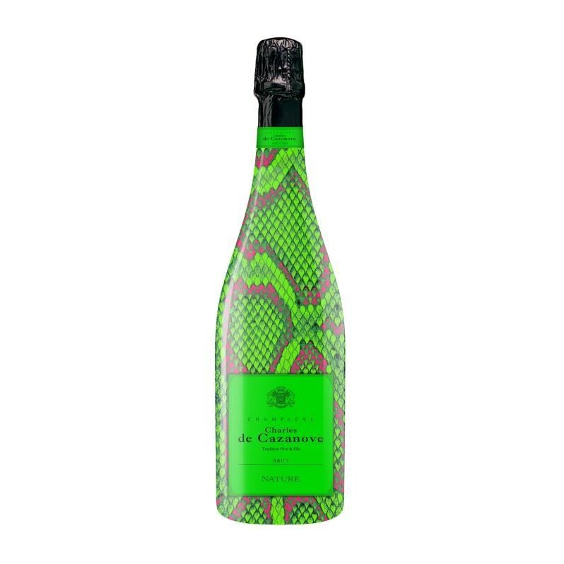 Champagne Charles de Cazanove Cuvée Sauvage Fluo Brut Nature - 75 cl Champagne Charles de Cazanove Cuvée Sauvage Fluo Brut Nature - 75 cl