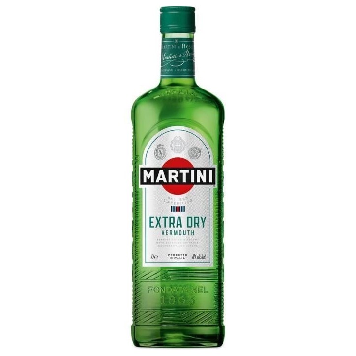 Martini - Extra Dry - Vermouth - 18,0% Vol. - 100 cl