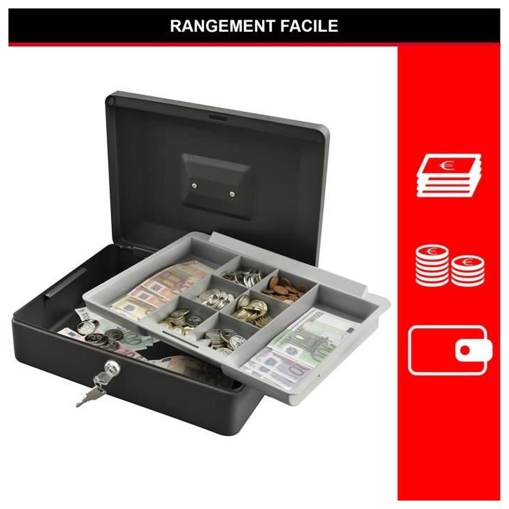 Master Lock Caisse moyenne avec plateau CB-12ML Master Lock Caisse moyenne avec plateau CB-12ML