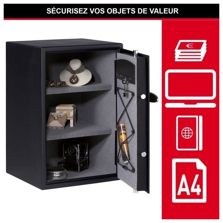 Coffre-Fort Haute Sécurité - MASTER LOCK - T6-331ML - Combinaison Électronique - Large 61,7 Litres Coffre-Fort Haute Sécurité - MASTER LOCK - T6-331ML - Combinaison Électronique - Large 61,7 Litres