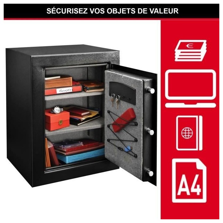 Coffre-Fort Haute Sécurité a Combinaison Électronique XL 119 Litres - Master Lock T8-331ML Coffre-Fort Haute Sécurité a Combinaison Électronique XL 119 Litres - Master Lock T8-331ML