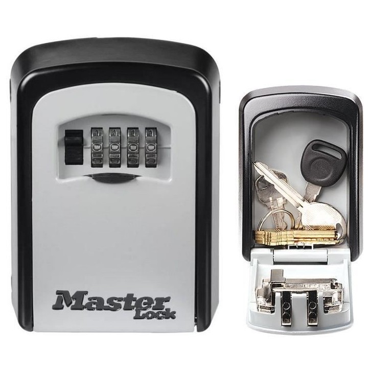 MASTER LOCK Boite a clés sécurisée [Medium] [Fixation murale] - 5401EURD - Select Access Partagez vos clés en toute sécurit