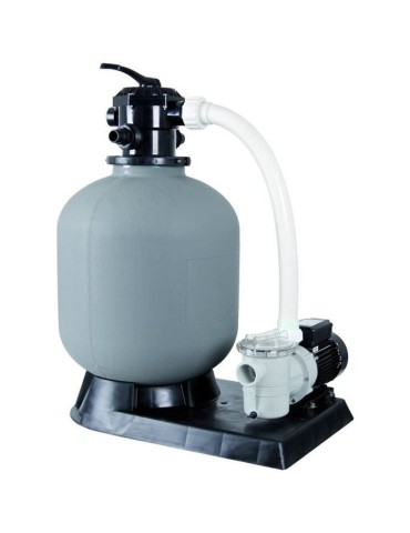 Kit de filtration a sable Ubbink Poolfilterset 400 - 6m3/h - Vanne 6 voies - Garantie 2 ans