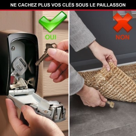 MASTER LOCK Boite a clés sécurisée [Medium] [Fixation murale] - 5401EURD - Select Access Partagez vos clés en toute sécurit