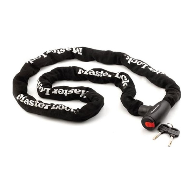 MASTER LOCK Chaîne Antivol Moto - 2 m chaîne - Idéal pour les Motos