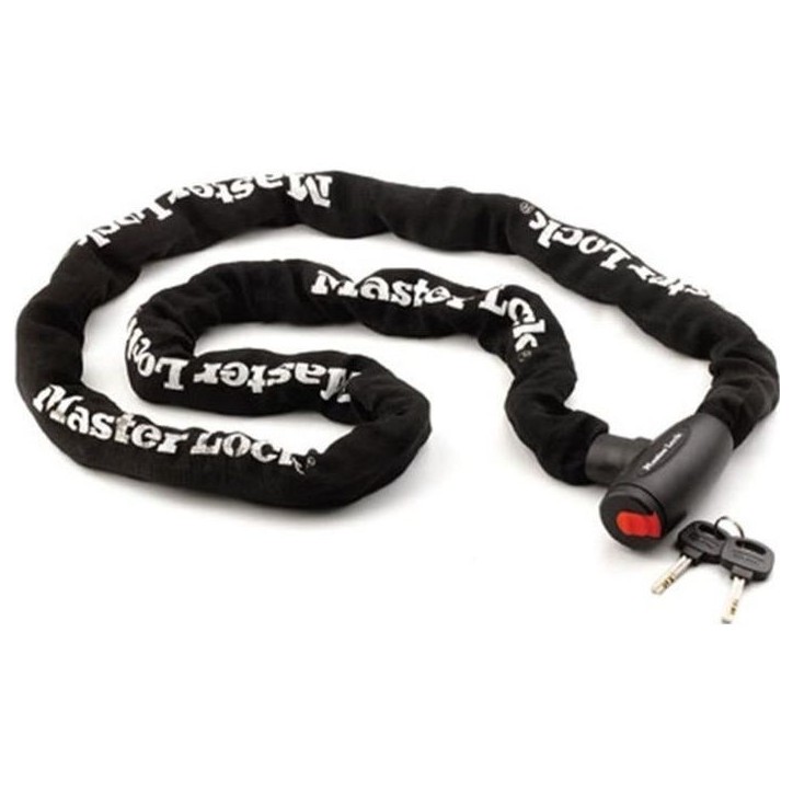 MASTER LOCK Chaîne Antivol Moto - 2 m chaîne - Idéal pour les Motos et Scooters MASTER LOCK Chaîne Antivol Moto - 2 m chaîne - Idéal pour les Motos et Scooters