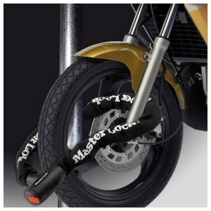 MASTER LOCK Chaîne Antivol Moto - 2 m chaîne - Idéal pour les Motos et Scooters MASTER LOCK Chaîne Antivol Moto - 2 m chaîne - Idéal pour les Motos et Scooters