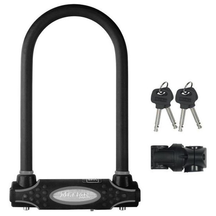 Master Lock Cadenas en U avec manille en acier 11 cm 8195EURDPRO Master Lock Cadenas en U avec manille en acier 11 cm 8195EURDPRO