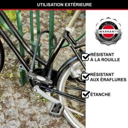 Antivol U avec Câble - MASTER LOCK - Modele XL - Sold Secure Gold, Po