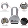 Cadenas Haute Sécurité a Clé en Acier Inoxydable avec Anse Longue p